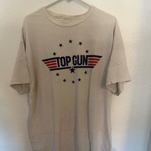 Top Gun T-Shirt Mens Medium Gray Graphic Men’s Sz 2XL Movie Shirt